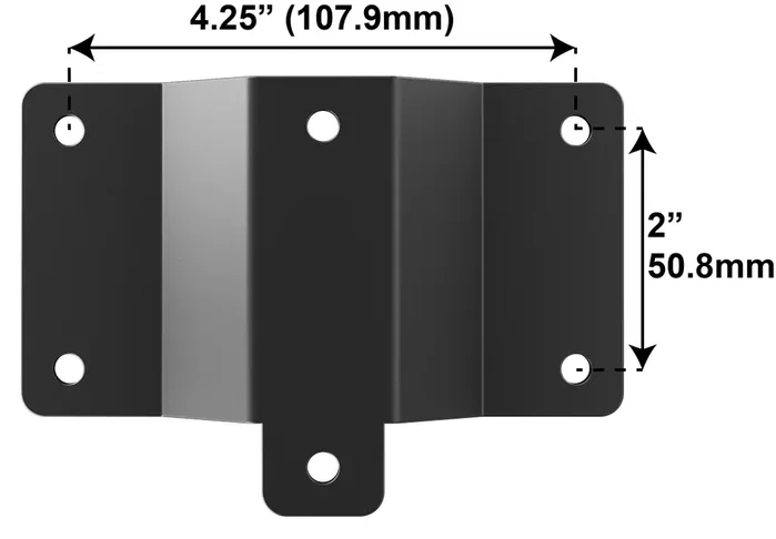 IsoAcoust V120 Adaptateur de montage 107x50 en acier pour enceinte Focal Genelec JBL M&K IsoAcoust V120 Adaptateur de montage 107x50 en acier pour enceinte Focal Genelec JBL M&K