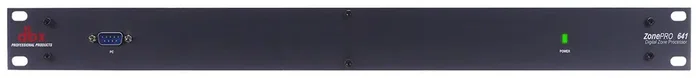 DBX ZonePRO 641 Processeur DSP Audio 6 Entrées 4 Sorties Euroblock RCA