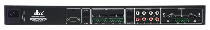 DBX ZonePRO 641 Processeur DSP Audio 6 Entrées 4 Sorties Euroblock RCA
