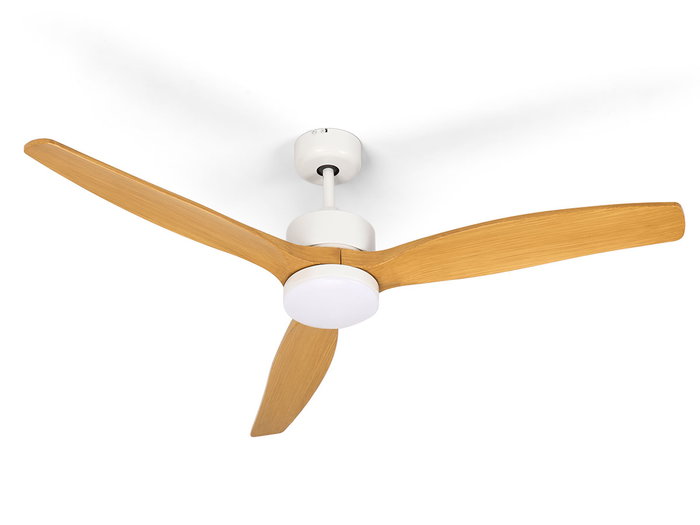 Argon Ventilateur de Plafond avec Lumière 3 Pales Effet Bois 116x45x116 cm Moteur DC Télécommande Argon Ventilateur de Plafond avec Lumière 3 Pales Effet Bois 116x45x116 cm Moteur DC Télécommande
