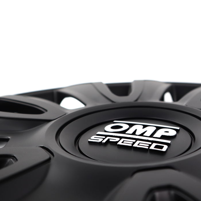 Omp OMPS07011601 Jeu De 4 Enjoliveurs Magnum 16 Pouces Noire