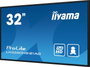 Iiyama PROLITE LH3260HS-B1AG - Écran Digital Signage Professionnel 32" Full HD 500cd/m² Panneau VA, Android 11, Gestion iiSignage², Orientation Paysage/Portrait, Fonction 24/7