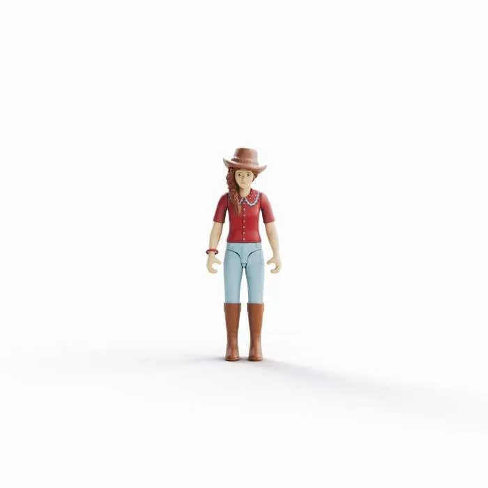 Schleich 42711 Horse Club - Figurines Hannah et Cayenne, pour enfants des 4 ans, jeux créatifs