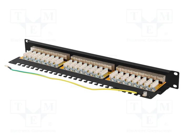Lanberg PPSA-1024-B Patch Panel Cat.6a FTP 24 ports 1U Lanberg PPSA-1024-B Patch Panel Cat.6a FTP 24 ports 1U