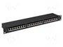 Lanberg PPSA-1024-B Patch Panel Cat.6a FTP 24 ports 1U
