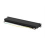 Lanberg PPSA-1024-B Patch Panel 24 Ports Cat6a F/UTP 1U Noir Métal ABS Rack 19"