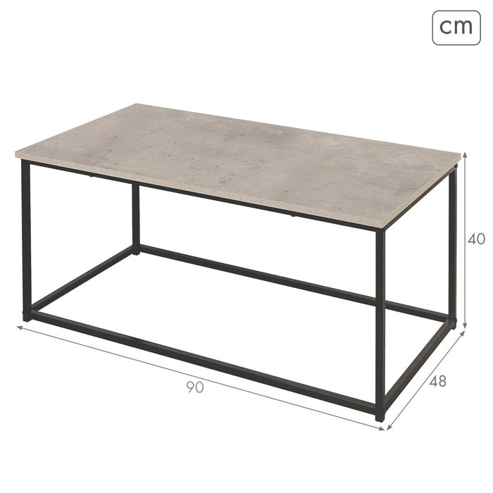 Max Home Table Basse 90 X 40 X 48 CM Max Home Table Basse 90 X 40 X 48 CM
