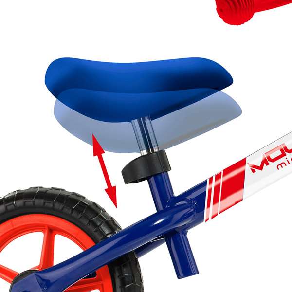 Molto Bicicleta sin pedales - Vélo sans pédales pour enfant 2 ans, bleu, roues 10 pouces, dimensions 48.5x36x90 cm