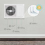 Holmios Support mural pour climatiseur blanc
