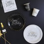 Party Time Lot de 6 Assiettes de Fête en Papier 23 cm Assorties