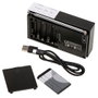 Adler Radio Numérique PLL FM AD 1908 avec Bluetooth 5.0, USB/SD, Réveil, Antenne Télescopique, 12,5 x 3 x 7 cm