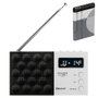 Adler Radio Numérique PLL FM AD 1908 avec Bluetooth 5.0, USB/SD, Réveil, Antenne Télescopique, 12,5 x 3 x 7 cm