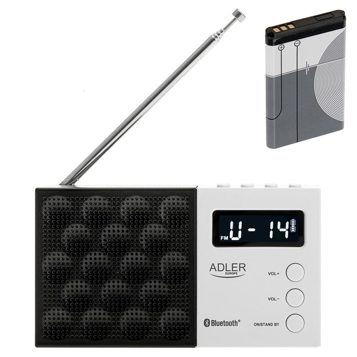 Radio Adler pll fm ad 1908 Noir Blanc Radio Adler pll fm ad 1908 Noir Blanc