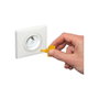 Safety 1st Lot de 12 cache-prises avec clés, Blanc