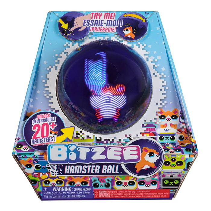 Spin Master Bitzee Mascota Digital Hamsterball - Jouet interactif sans écran avec 20 hamsters, évolutions et jeux pour enfants à partir de 5 ans