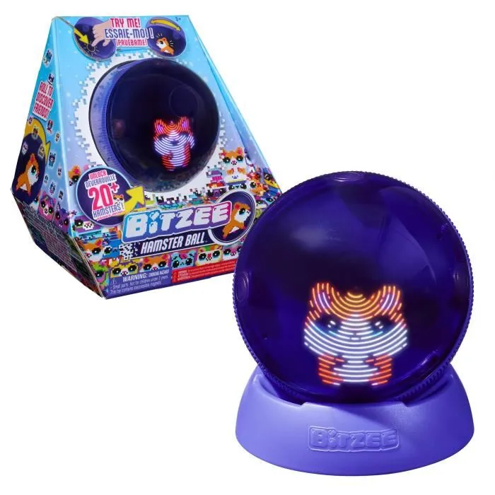 Spinmaster Bitzee - Jouet interactif hamster virtuel, écran tactile, 21 personnages à collectionner - Jouet électronique pour enfant dès 5 ans