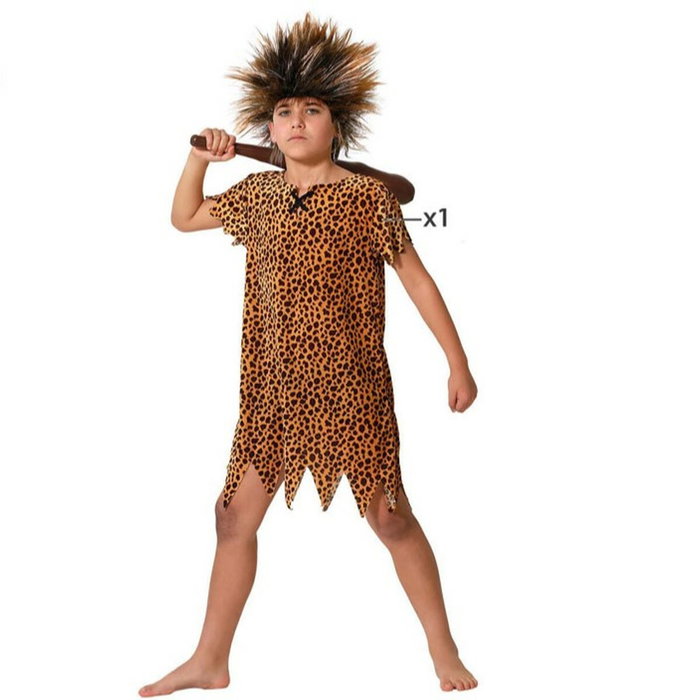 BigBuy Carnival Déguisement Cavernicole Enfant Marron - 3-4 Ans