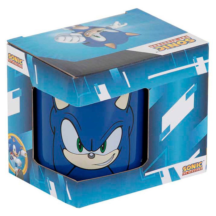 KARACTERMANIA Tasse à l'effigie de Sonic the Hedgehog, Taille 9.5x13x7.8 cm