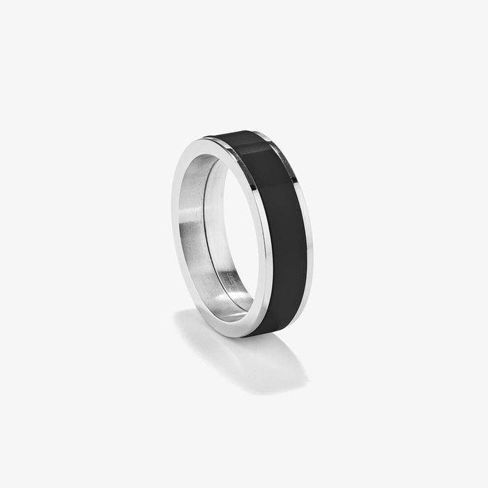 Bague Homme Radiant RH000022-24 Argenté Noir 24