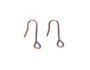 Innspiro Boucles d'oreilles en métal crochet hippie ouvert doré vieilli
