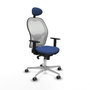 Piqueras y Crespo Chaise de Bureau Jorquera 1D086G1 Bleu marine