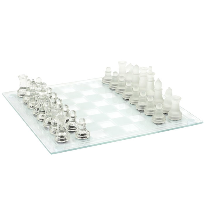 Mister Gadget Jeu d'échecs en verre Collection Vintage