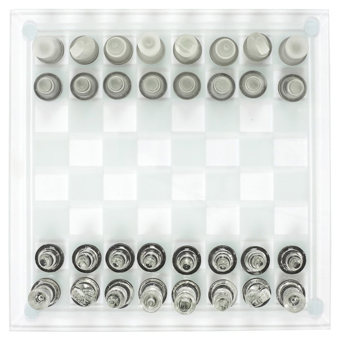 Mister Gadget Jeu d'échecs en verre Collection Vintage