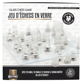 Mister Gadget Jeu d'échecs en verre Collection Vintage