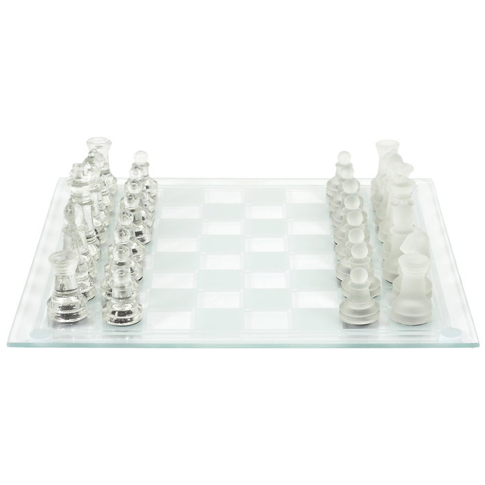 Mister Gadget Jeu d'échecs en verre Collection Vintage