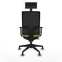 Piqueras y Crespo Chaise de Bureau Horna Pistache avec Appui-tête