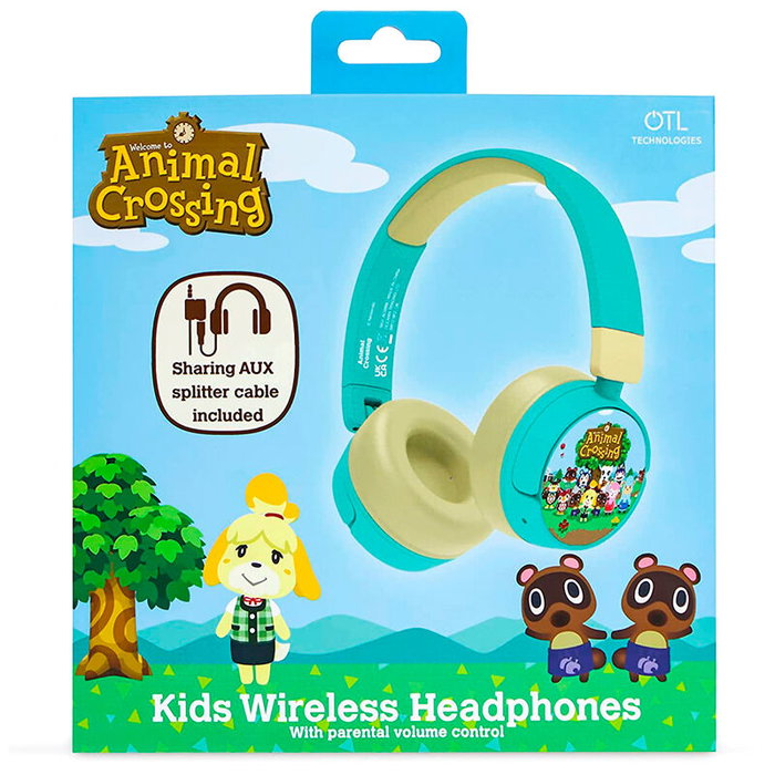 OTL TECHNOLOGIES Auriculares inalámbricos infantiles Animal Crossing