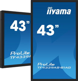 iiyama Écran Tactile PCAP 43" (107 cm) 4K UHD 3840x2160, Anti-reflets, Bezel Free, 40 Points Tactile, Android 11, Panneau IPS, 4 Go RAM, 32 Go Stockage, 2x HDMI, DisplayPort, VESA