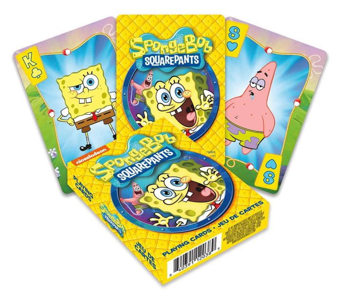 Aquarius Bob l'éponge jeu de cartes à jouer Cartoon Aquarius Bob l'éponge jeu de cartes à jouer Cartoon