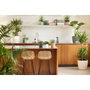 Elho Lot de 2 pots de fleurs Brussels Rond Noir - 17 L