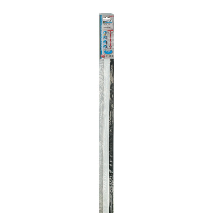 WOLFPACK LINEA PROFESIONAL Bas de porte PVC banc à caoutchouc 1 mètre blanc