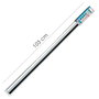 WOLFPACK LINEA PROFESIONAL Bas de porte PVC banc à caoutchouc 1 mètre blanc