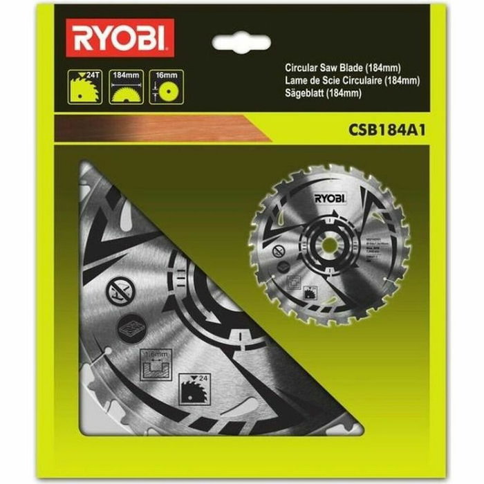 Ryobi CSB184A1 Disque de coupe 184 mm 24 dents carbure