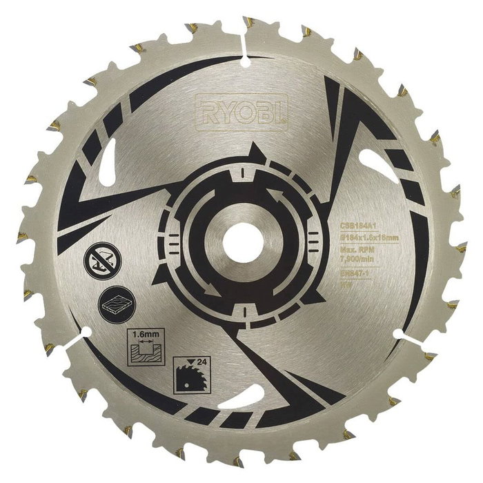 Ryobi CSB184A1 Disque de coupe 184 mm 24 dents carbure