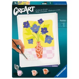 Ravensburger CreArt - Peinture par numéros adultes 18x24 cm - Jonquilles - Activité détente et créative - 12023136