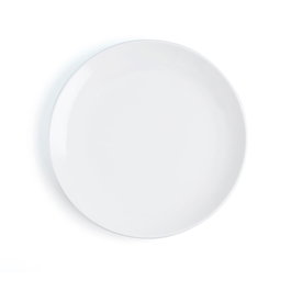Ariane Assiette Plate Vital Coupe en Porcelaine Blanche 31 cm