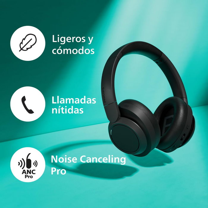 Casque Bluetooth à Bandeau Philips TAH6509BK Noir