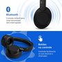 Casque Bluetooth à Bandeau Philips TAH6509BK Noir
