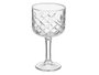 Vivalto Verre à pied transparent 480 ml – Dimensions 10x19x10 cm, verre, apte au lave-vaisselle (Set de 24)