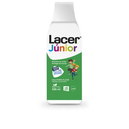 Lacer Bain de Bouche Quotidien Menthe 0,05% - Soin Anti-Caries & Reminéralisant, 500 ml