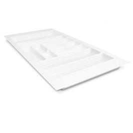 HERRAJES ALK Range-couverts Mauro blanc pour module 1000
