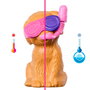 Barbie - Poupée et ensemble de jeu Piscine pour chiots Jbf35 - Avec piscine remplissable, toboggan et accessoires - Mattel