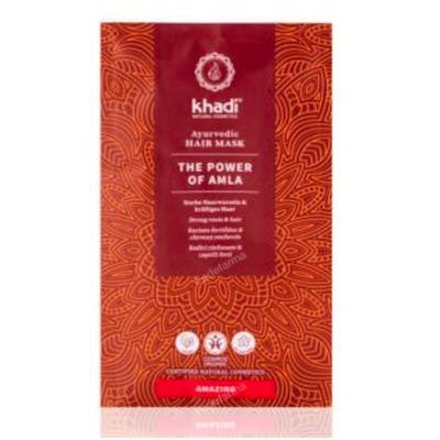Khadi Masque Capillaire Amla 50g – Nettoyant Profond au Charbon Actif Bio Khadi Masque Capillaire Amla 50g – Nettoyant Profond au Charbon Actif Bio