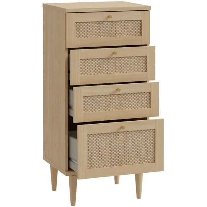 Commode Beige 50,4 x 41,4 x 108,8 cm Commode Beige 50,4 x 41,4 x 108,8 cm
