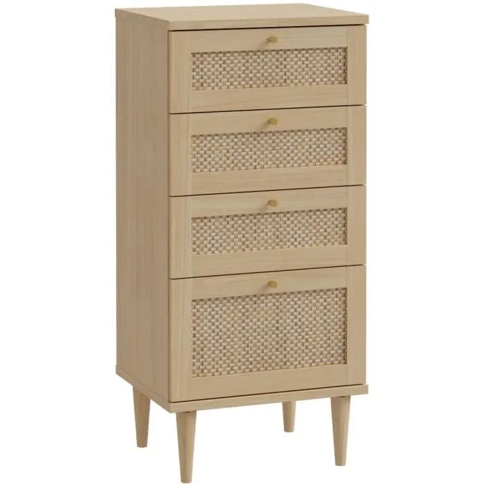 Commode Beige 50,4 x 41,4 x 108,8 cm Commode Beige 50,4 x 41,4 x 108,8 cm