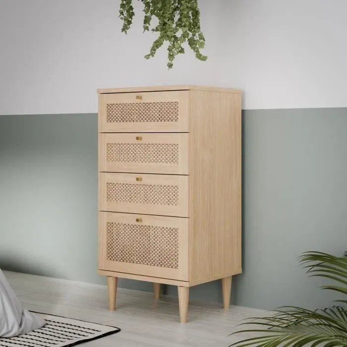 Commode Beige 50,4 x 41,4 x 108,8 cm Commode Beige 50,4 x 41,4 x 108,8 cm